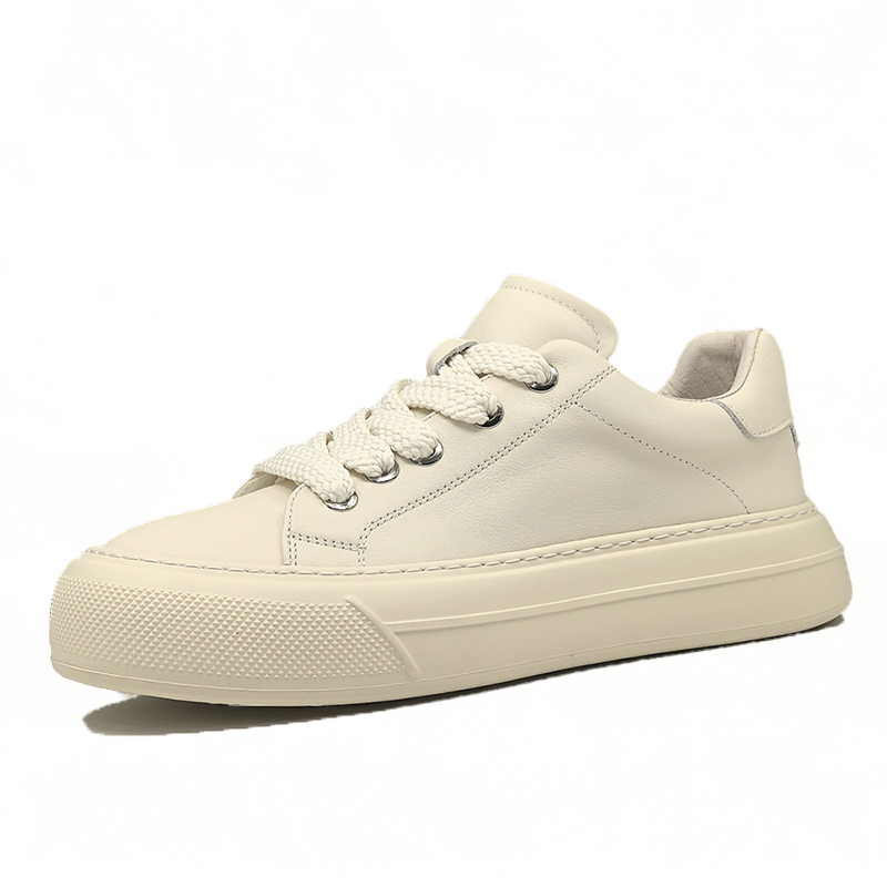 Износостойкие, легкие, нескользящие, низкие мужские кроссовки SENJIALUO, Ecru 
Износостойкие, легкие, нескользящие, низкие мужские кроссовки SENJIALUO, Ecru