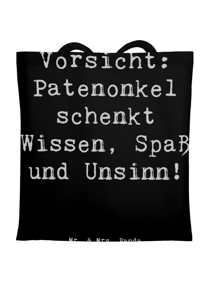 Сумка для переноски Mr & Mrs Panda Patenonkel Wissen Spaß, черный
Сумка для переноски Mr & Mrs Panda Patenonkel Wissen Spaß, черный