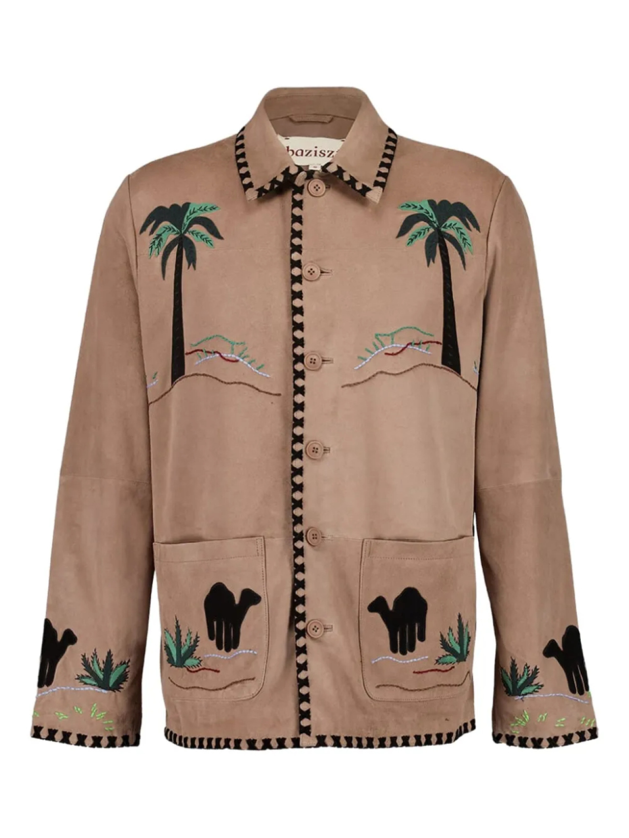 Baziszt кожаная куртка на молнии, коричневый
Baziszt кожаная куртка на молнии, коричневый