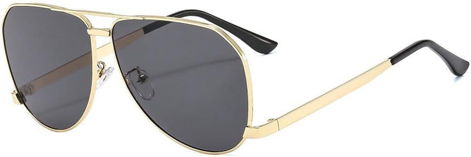 Большие овальные солнцезащитные очки для женщин в винтажном панк-стиле с металлической оправой, солнцезащитные очки для мужчин с защитой от УФ-излучения UV400 HCPIHF, Gold Black
Большие овальные солнцезащитные очки для женщин в винтажном панк-стиле с металлической оправой, солнцезащитные очки для мужчин с защитой от УФ-излучения UV400 HCPIHF, Gold Black