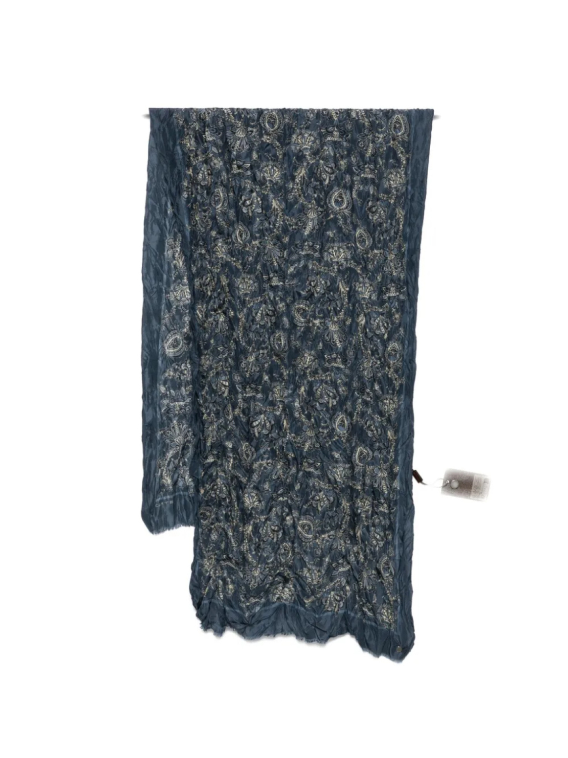 Шелковый шарф с узором пейсли ETRO, синий
Шелковый шарф с узором пейсли ETRO, синий