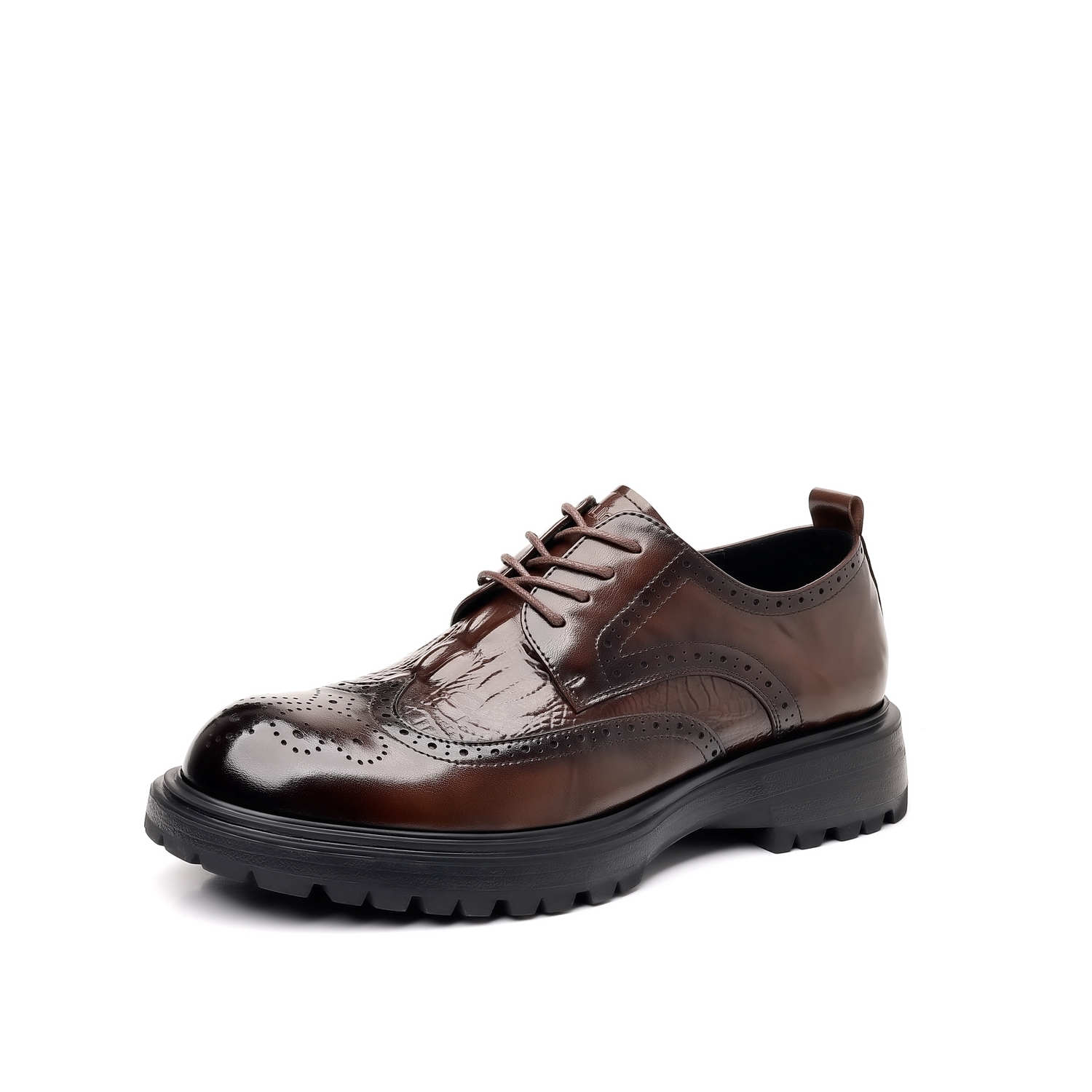 Повседневные кожаные туфли мужские Mulinsen, Black 
Повседневные кожаные туфли мужские Mulinsen, Black