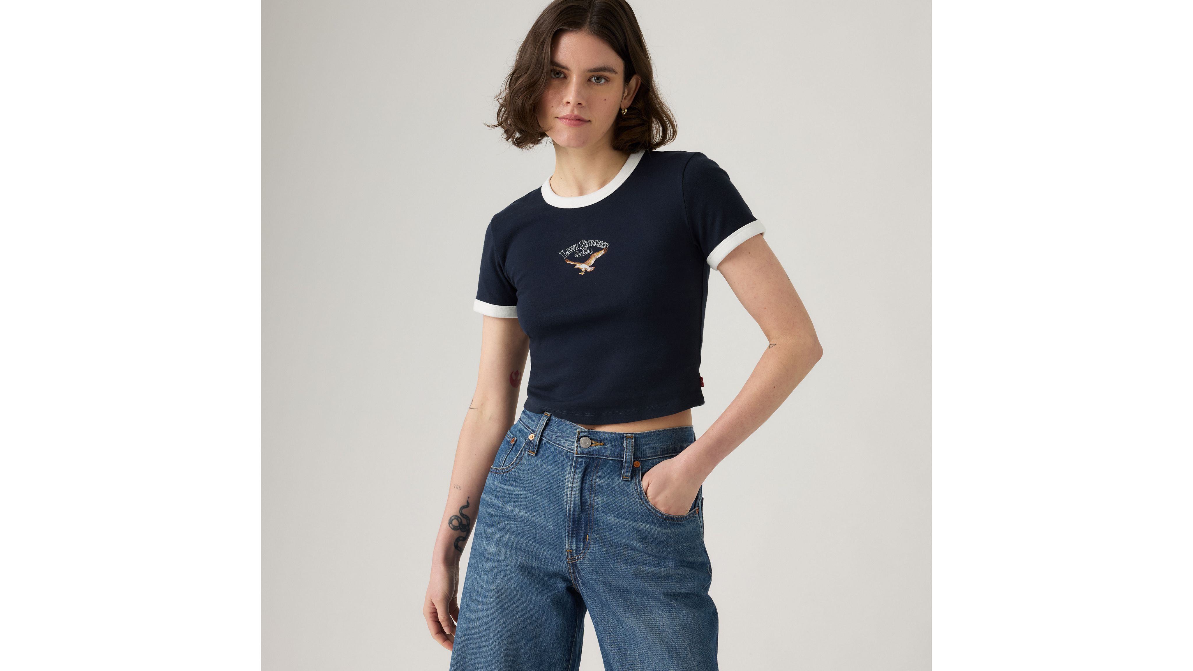 Футболка с принтом Ringer Mini Levi's, Dark Sapphire - Blue
Футболка с принтом Ringer Mini Levi's, Dark Sapphire - Blue