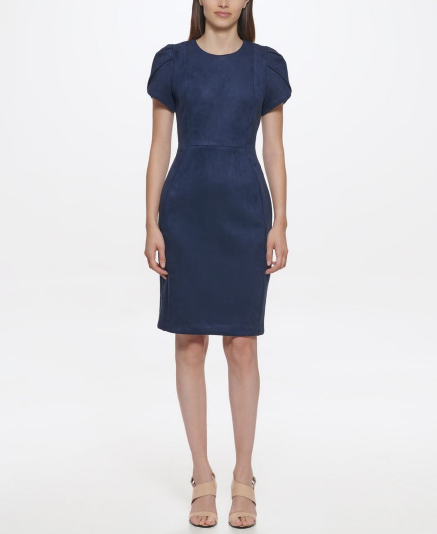 Женское короткое платье с рукавами-тюльпанами Calvin Klein, Navy
Женское короткое платье с рукавами-тюльпанами Calvin Klein, Navy