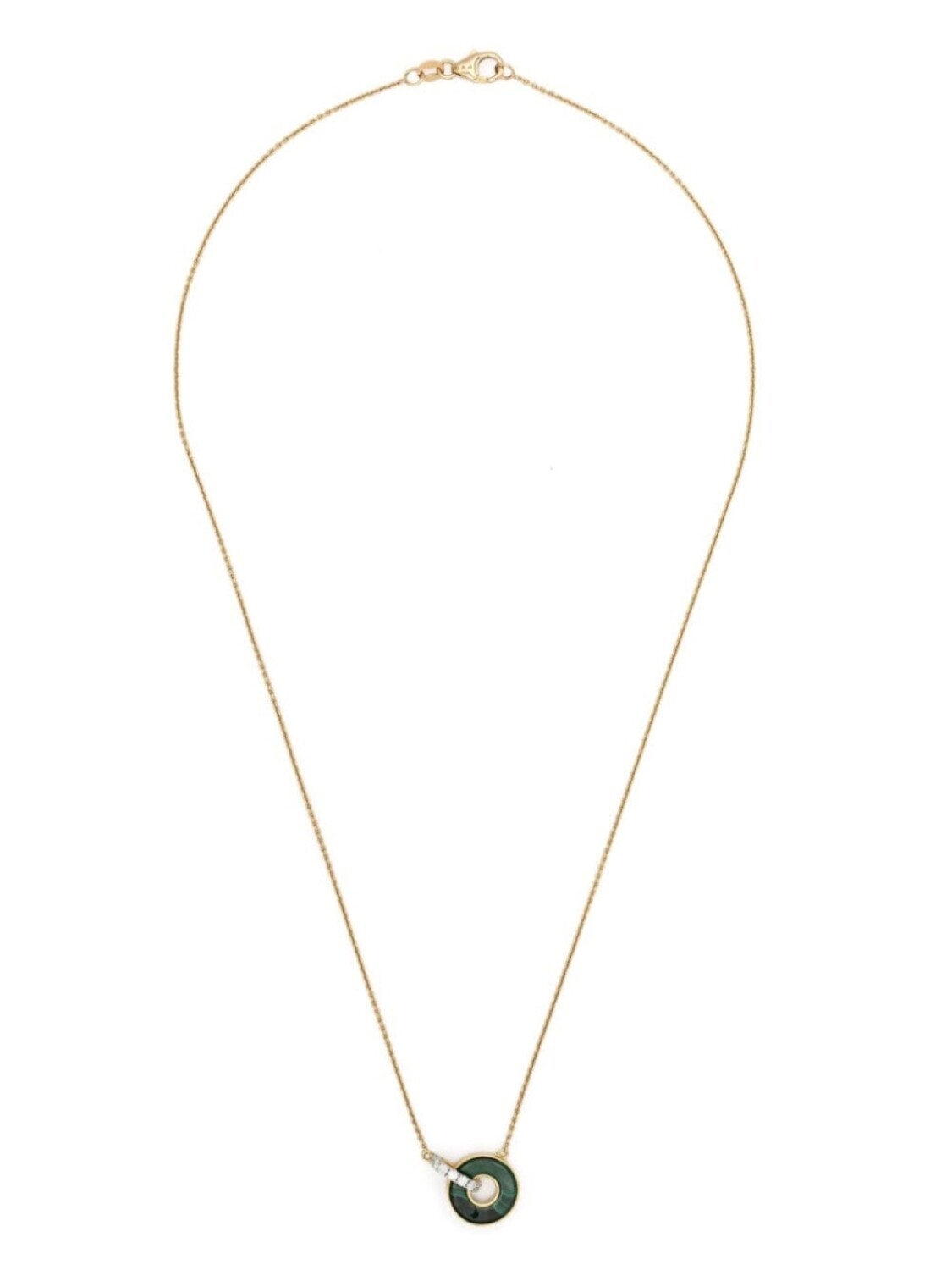Ожерелье Promesse из 18-каратного желтого золота с малахитом PONTE VECCHIO, золотой
Ожерелье Promesse из 18-каратного желтого золота с малахитом PONTE VECCHIO, золотой