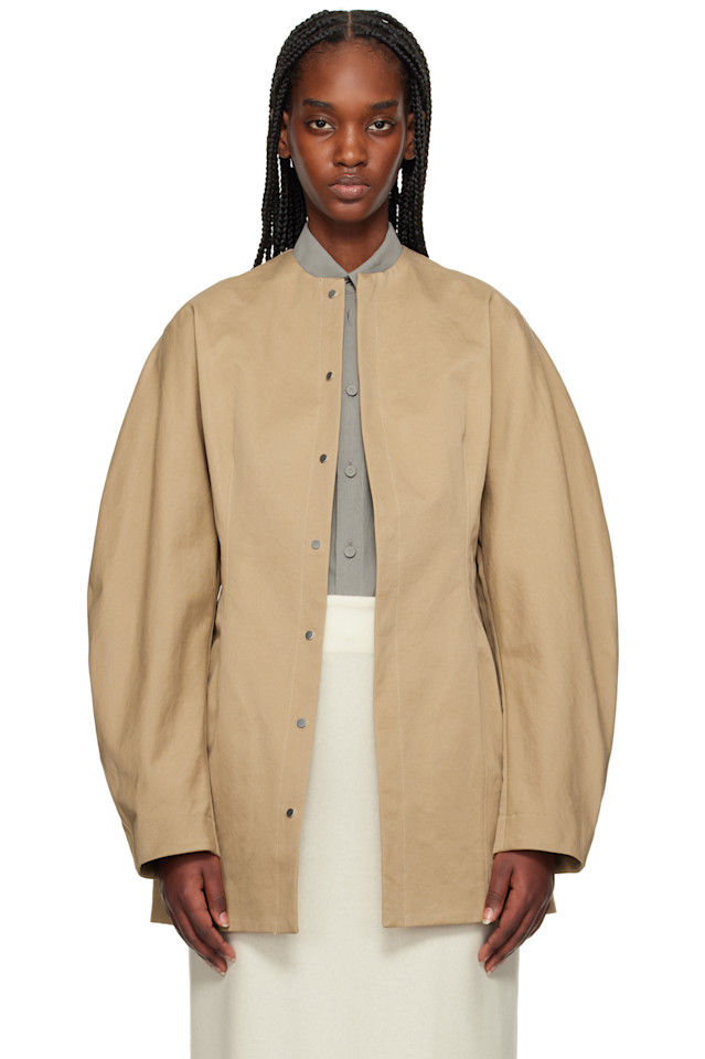 Выстиранный полупальто Finx из ткани чинос Auralee, коричневый
Выстиранный полупальто Finx из ткани чинос Auralee, коричневый