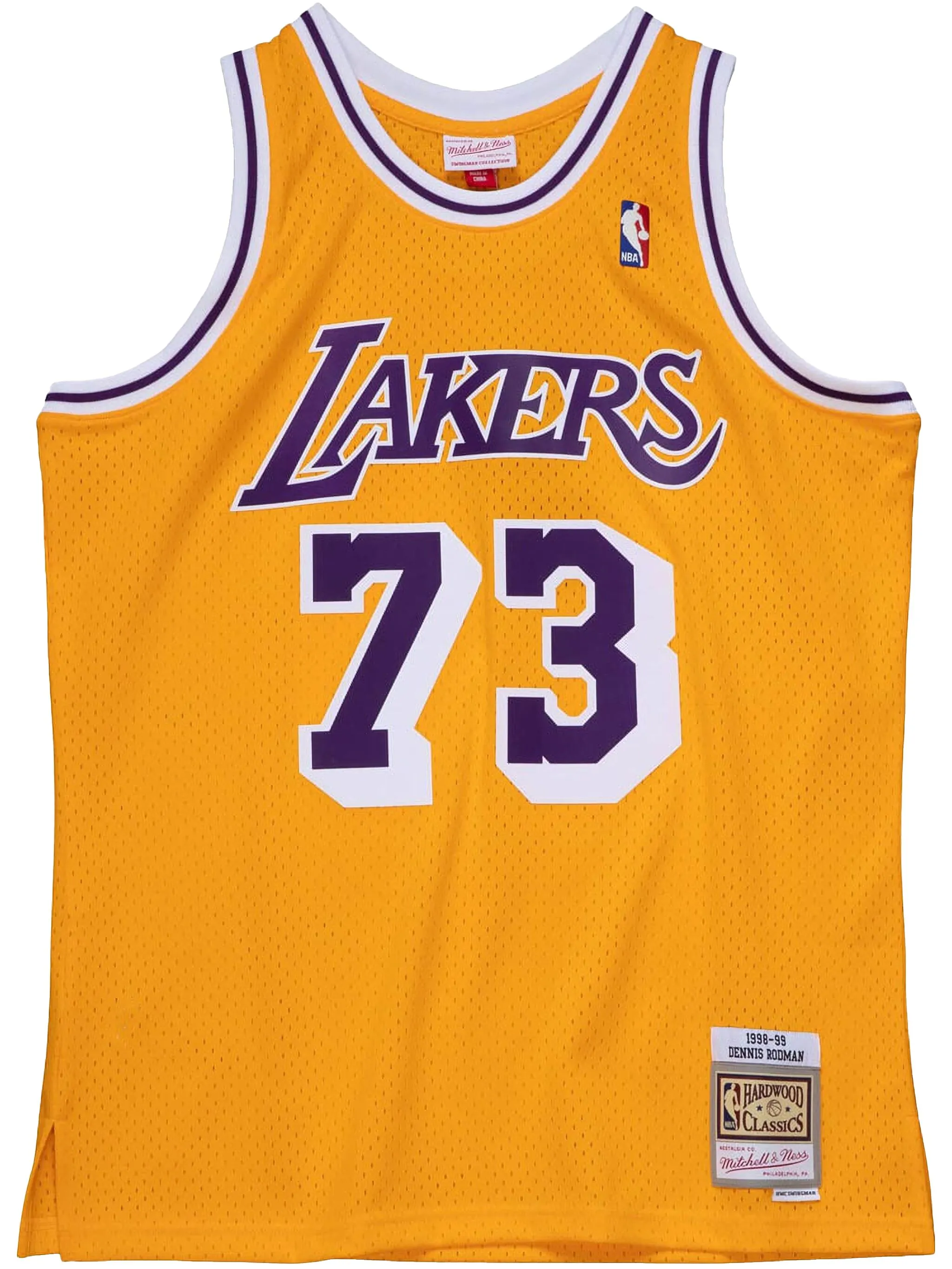 Топ 1998/99 Dennis Rodman Los Angeles Lakers Swingman Player Mitchell & Ness, желтый
Топ 1998/99 Dennis Rodman Los Angeles Lakers Swingman Player Mitchell & Ness, желтый