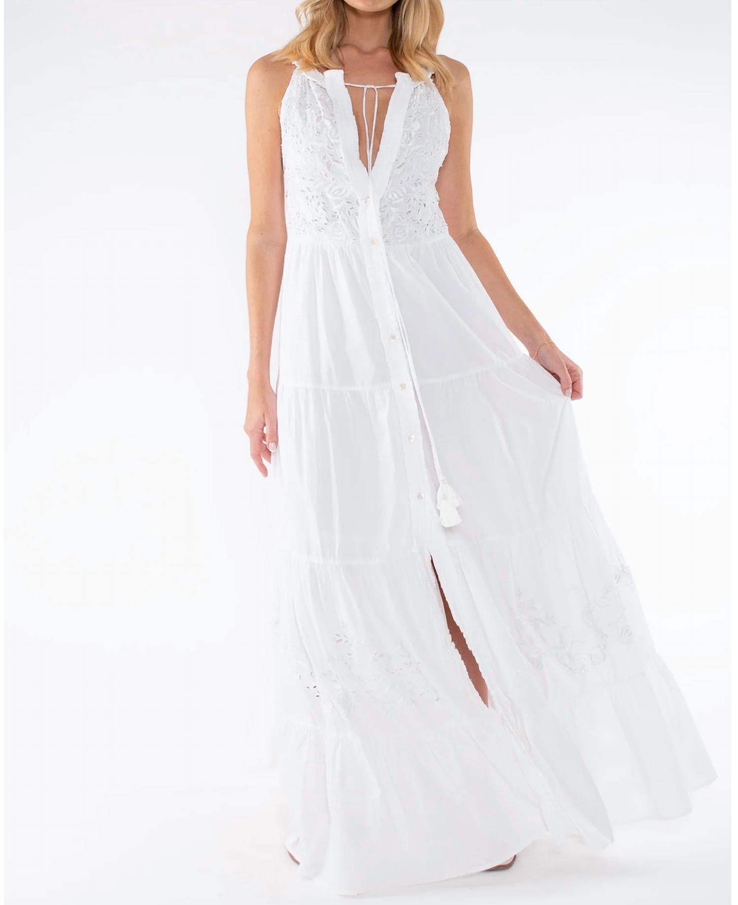 Платье Тира в белом цвете TAJ by SABRINA CRIPPA
Платье Тира в белом цвете TAJ by SABRINA CRIPPA