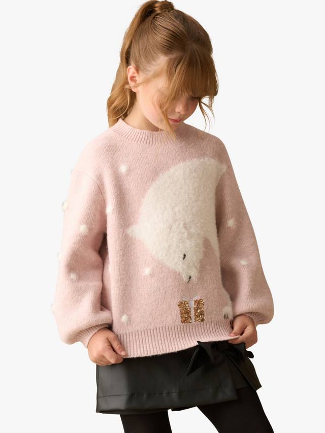 Детский свитер с мишкой из хлопка Angel & Rocket, Pink
Детский свитер с мишкой из хлопка Angel & Rocket, Pink