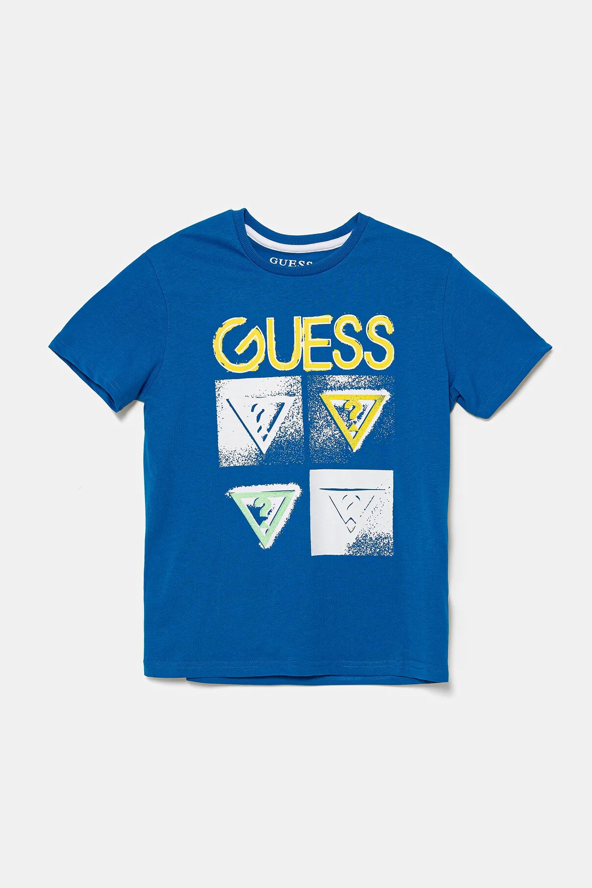 Футболка из хлопка для детей Guess, синий
Футболка из хлопка для детей Guess, синий