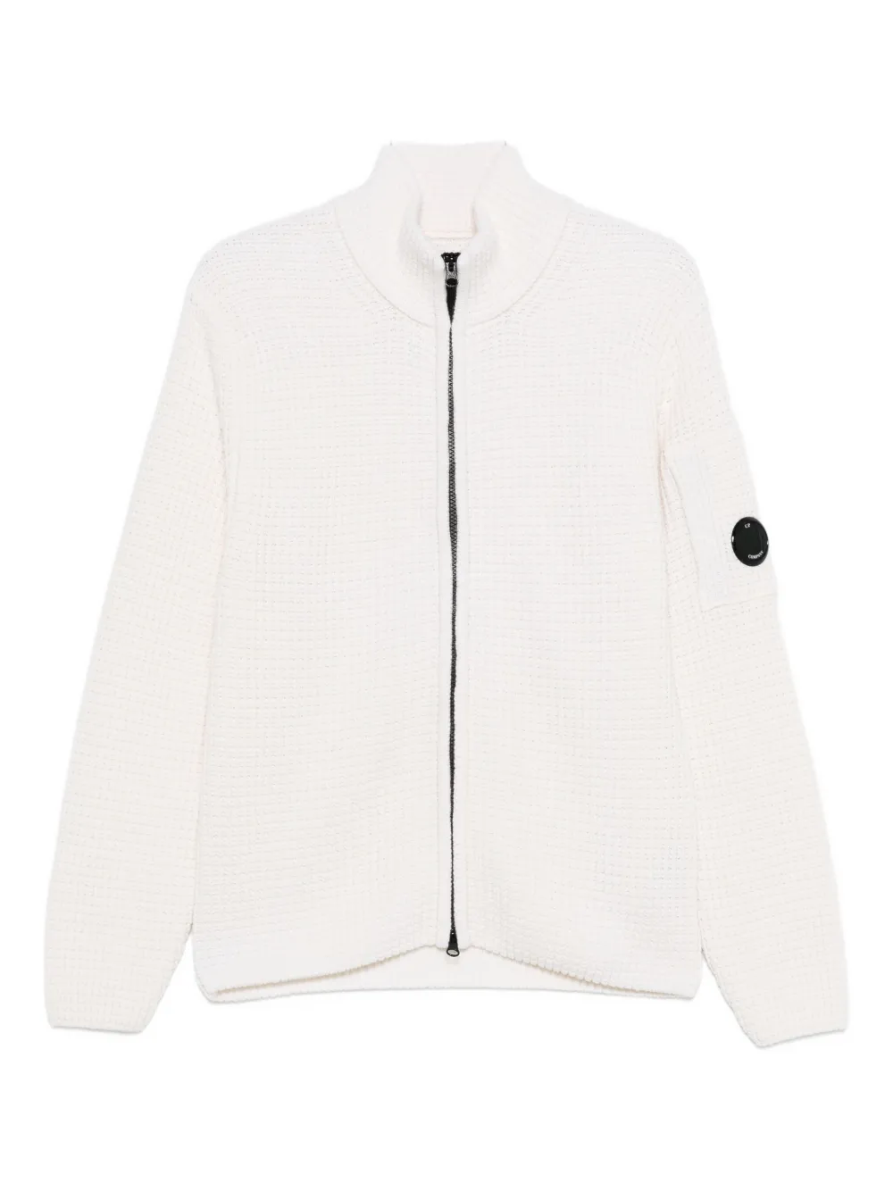 Кардиган вафельной вязки с застежкой-молнией спереди C.P. Company, нейтральный
Кардиган вафельной вязки с застежкой-молнией спереди C.P. Company, нейтральный