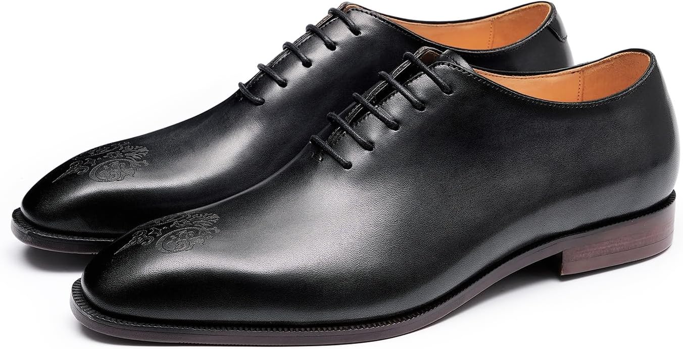 Мужские туфли Santimon из натуральной кожи Oxfords- классические вечерние туфли ручной работы с заостренным носком, шнуровкой и винтажной цветочной гравировкой для деловых встреч, выпускных и свадеб, черный
Мужские туфли Santimon из натуральной кожи Oxfords- классические вечерние туфли ручной работы с заостренным носком, шнуровкой и винтажной цветочной гравировкой для деловых встреч, выпускных и свадеб, черный