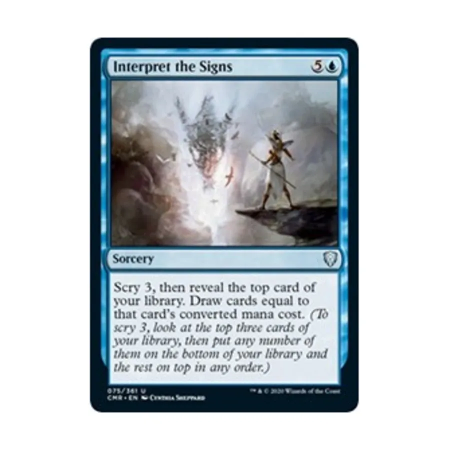 CCG Интерпретируйте знаки (U), MTG - Commander Legends
CCG Интерпретируйте знаки (U), MTG - Commander Legends