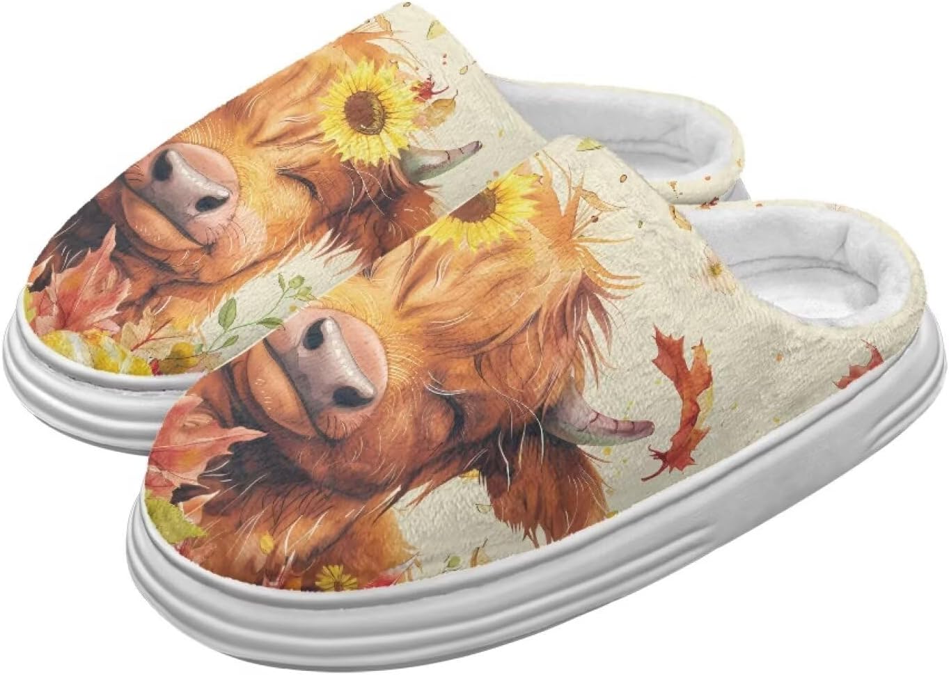 Тапочки Chririnla на День Благодарения для женщин и мужчин, мягкие, уютные, комфортные, плюшевые, легкие, без шнурков, для дома и улицы, с противоскользящей подошвой из EVA, Autumn Highland Cow
Тапочки Chririnla на День Благодарения для женщин и мужчин, мягкие, уютные, комфортные, плюшевые, легкие, без шнурков, для дома и улицы, с противоскользящей подошвой из EVA, Autumn Highland Cow