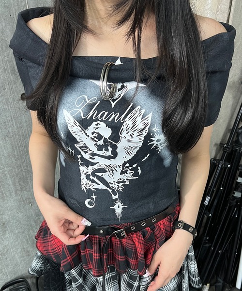 Figments Футболка с открытыми плечами ANGEL, черный
Figments Футболка с открытыми плечами ANGEL, черный