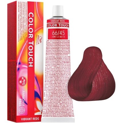 Color Touch P5 66/45 Темно-русый интенсивный кобальт красного дерева 60 мл, Wella
Color Touch P5 66/45 Темно-русый интенсивный кобальт красного дерева 60 мл, Wella