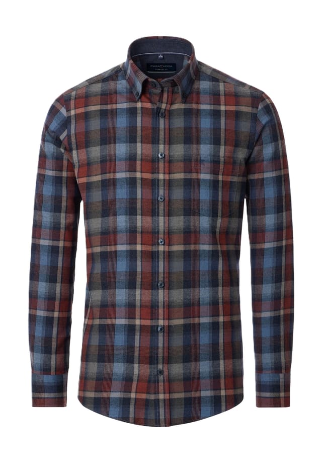 Повседневная рубашка удобного кроя с длинным рукавом и воротником на пуговицах Casamoda, синий
Повседневная рубашка удобного кроя с длинным рукавом и воротником на пуговицах Casamoda, синий