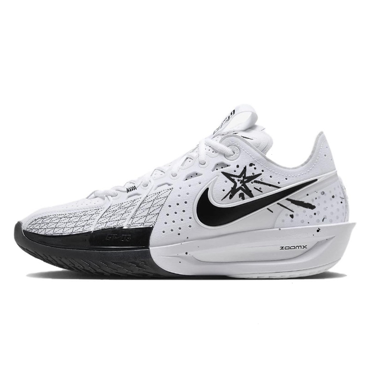 Nike Баскетбольные кроссовки Air Zoom GT Cut 3 с амортизацией, противоскользящим и износостойким покрытием, низкие, мужские, белые
Nike Баскетбольные кроссовки Air Zoom GT Cut 3 с амортизацией, противоскользящим и износостойким покрытием, низкие, мужские, белые
