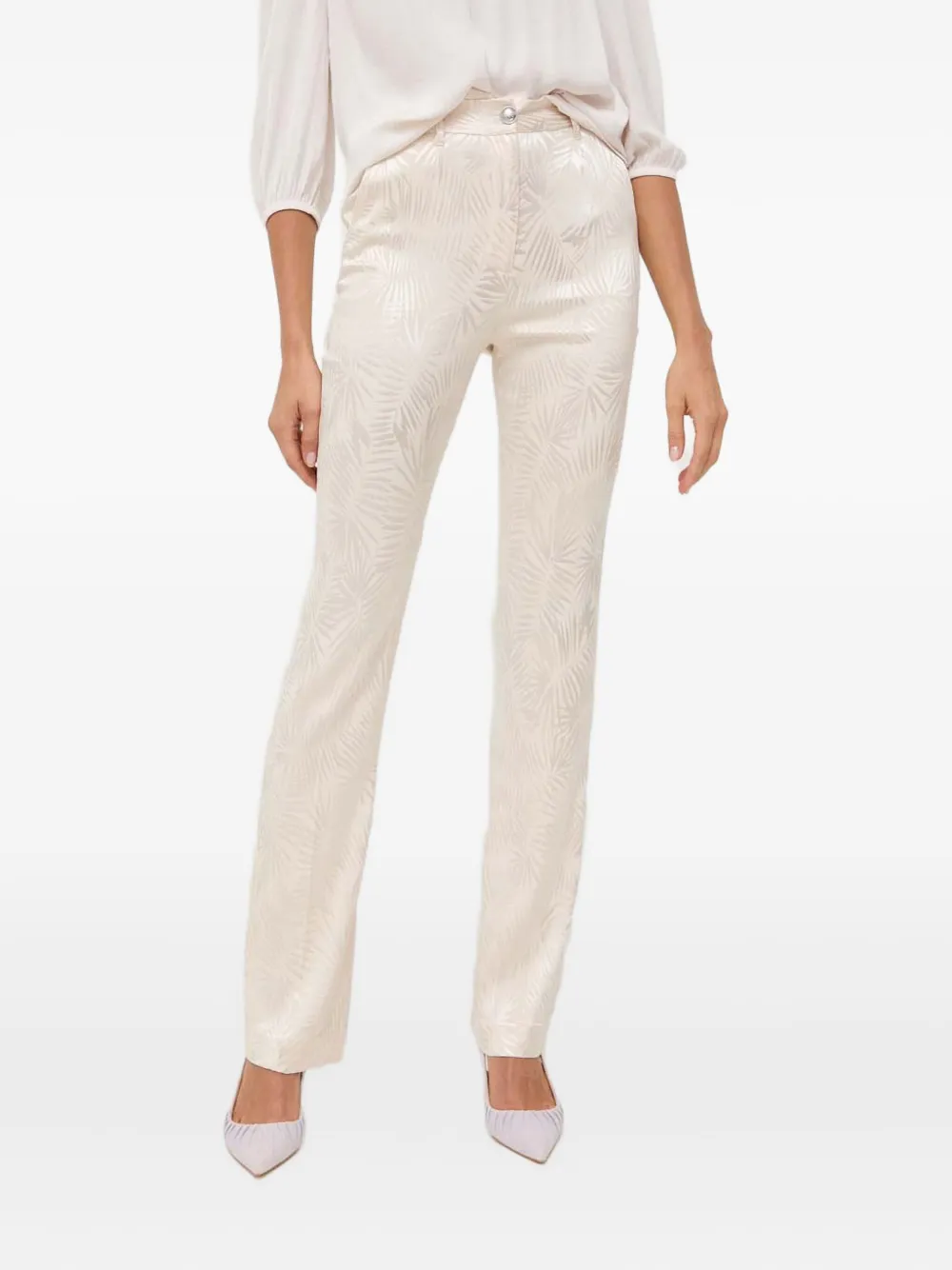 Брюки с листовым узором Guess Usa, нейтральный
Брюки с листовым узором Guess Usa, нейтральный