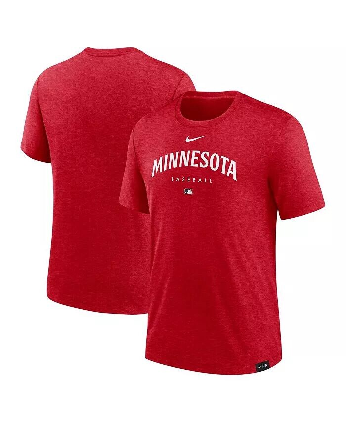 Мужская футболка Heather Red Minnesota Twins Authentic Collection Early Work Tri-Blend Performance Nike
Мужская футболка Heather Red Minnesota Twins Authentic Collection Early Work Tri-Blend Performance Nike