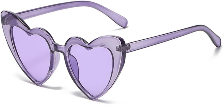 Солнцезащитные очки в форме сердца для женщин, «кошачий глаз», женские солнцезащитные очки в стиле ретро, черные с красным, мужские очки большого размера LVTFCO, Clear Purple
Солнцезащитные очки в форме сердца для женщин, «кошачий глаз», женские солнцезащитные очки в стиле ретро, черные с красным, мужские очки большого размера LVTFCO, Clear Purple