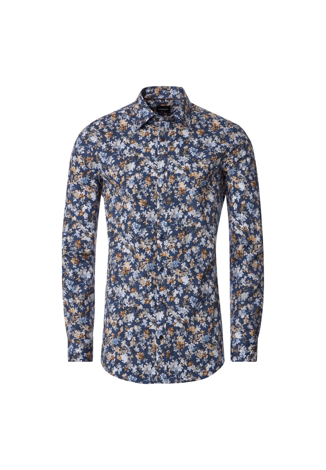 Мужская деловая рубашка с принтом, облегающая боди Venti, синий
Мужская деловая рубашка с принтом, облегающая боди Venti, синий