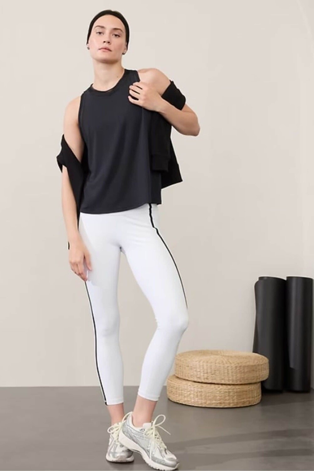 Облегченная сетчатая майка Athleta, черный
Облегченная сетчатая майка Athleta, черный