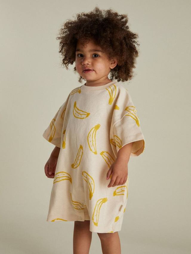 Детский ромпер из хлопка цвета опал с бананом Claude & Co, Soft Cream
Детский ромпер из хлопка цвета опал с бананом Claude & Co, Soft Cream