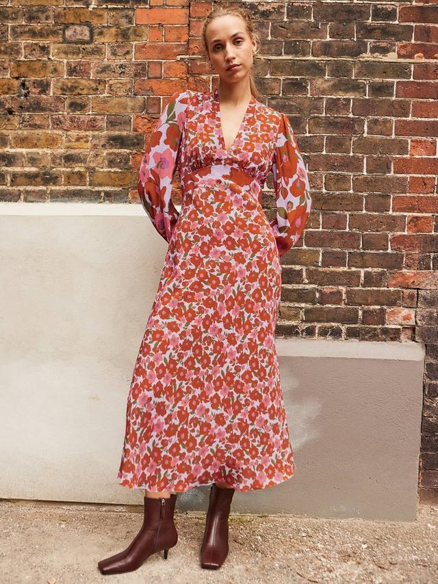 Платье с принтом мака и акцентом на талии Ro&Zo, Purple/Red
Платье с принтом мака и акцентом на талии Ro&Zo, Purple/Red