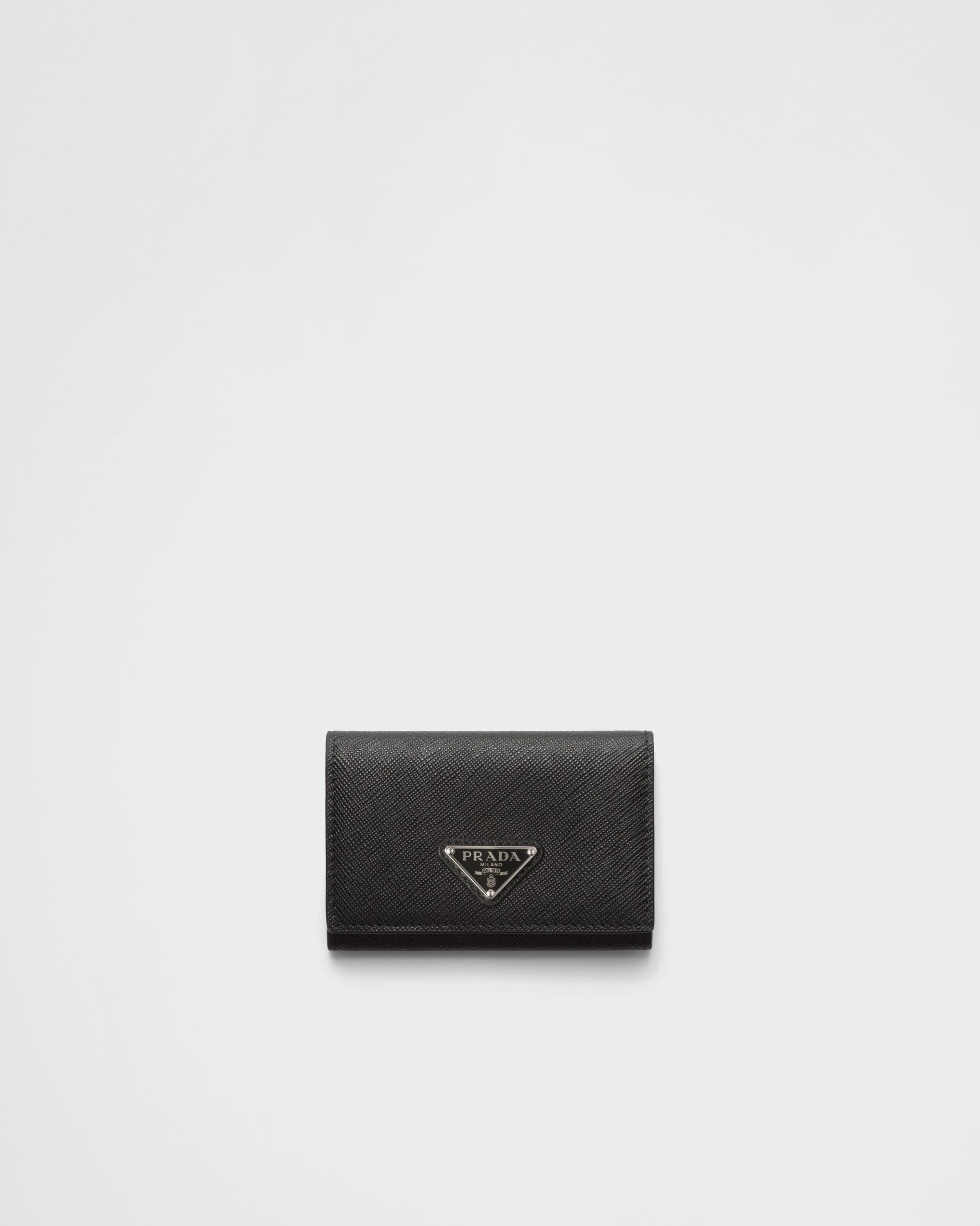 Кардхолдер из сафьяновой кожи Prada, черный
Кардхолдер из сафьяновой кожи Prada, черный