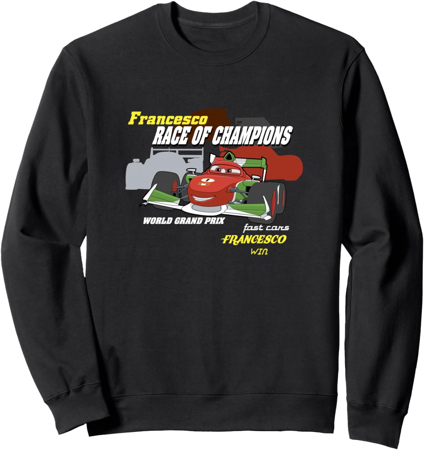 Толстовка Disney Pixar Cars 2 Francesco Bernui Race of Champions, черный
Толстовка Disney Pixar Cars 2 Francesco Bernui Race of Champions, черный
