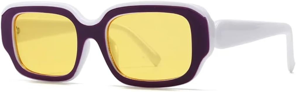 Солнцезащитные очки с защитой UV400 | Большая оправа, панк-стиль, яркие линзы | Для женщин и мужчин, для занятий спортом на открытом воздухе и вождения DSVIGF, Purple Yellow
Солнцезащитные очки с защитой UV400 | Большая оправа, панк-стиль, яркие линзы | Для женщин и мужчин, для занятий спортом на открытом воздухе и вождения DSVIGF, Purple Yellow