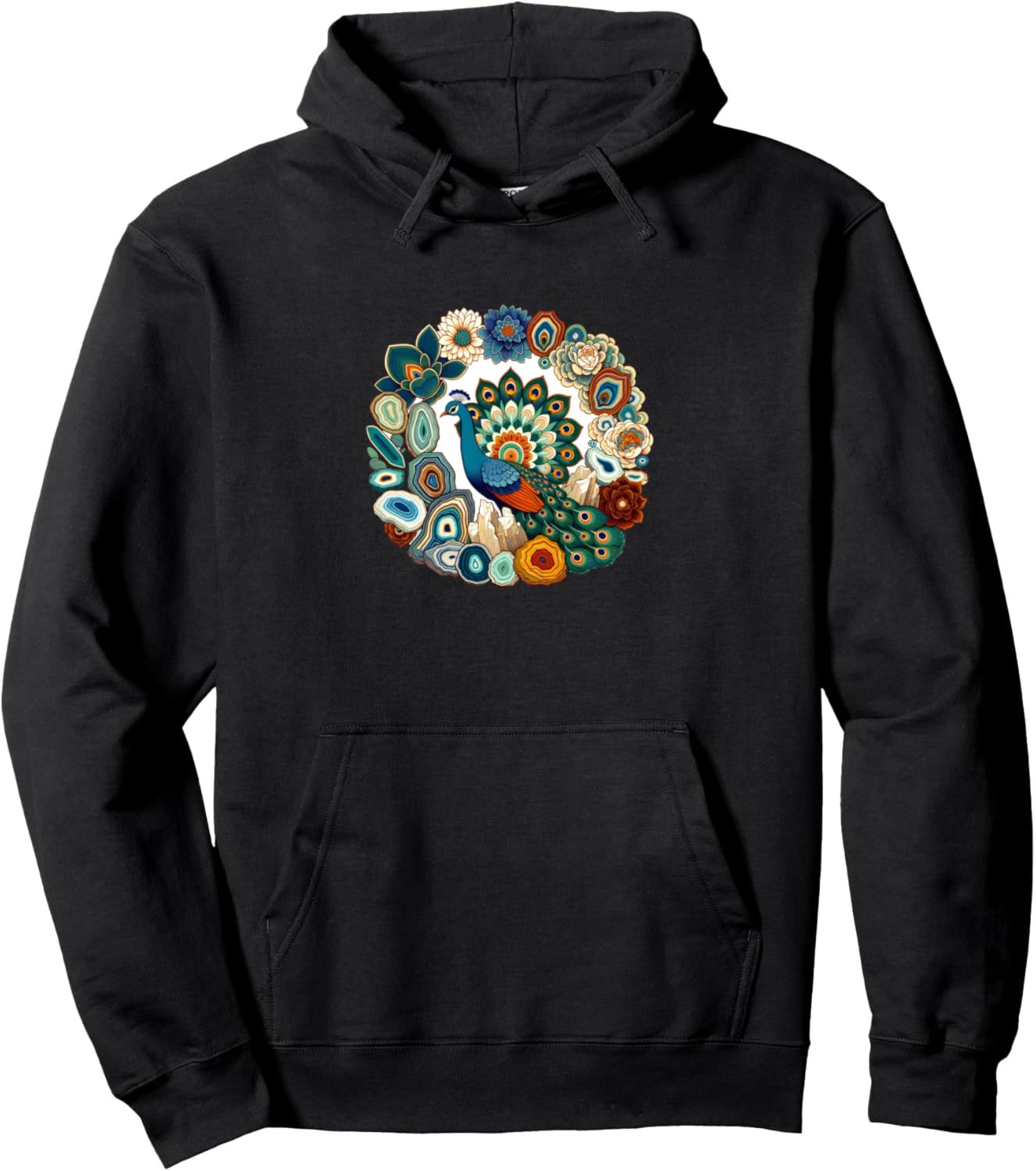 Иллюстрация павлина, нарядная толстовка с изображением павлина Vintage Peacocks Snugg, черный
Иллюстрация павлина, нарядная толстовка с изображением павлина Vintage Peacocks Snugg, черный