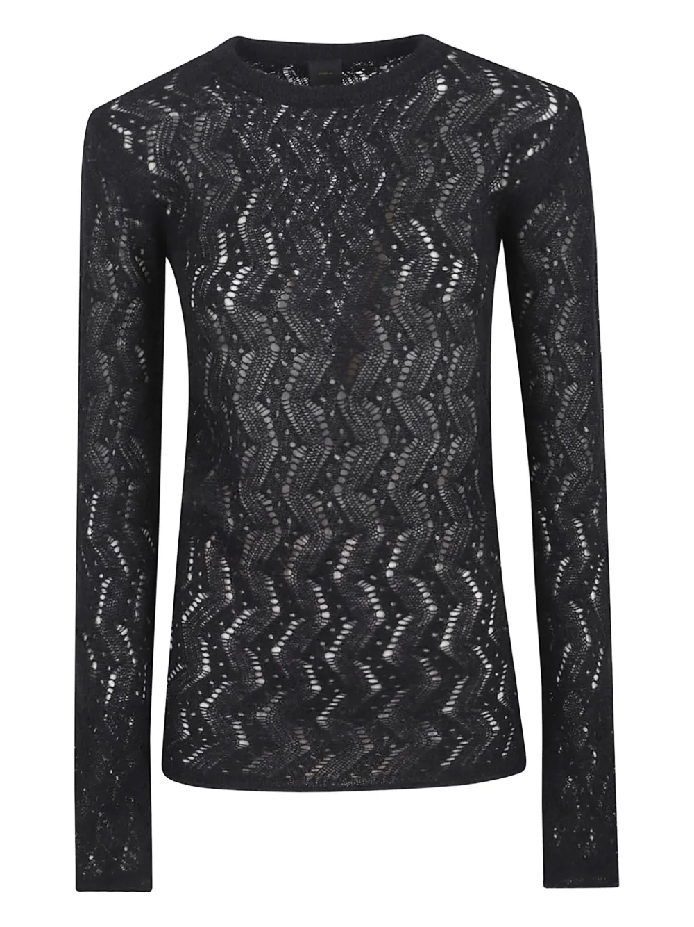 Ажурный шерстяной джемпер Pinko, черный
Ажурный шерстяной джемпер Pinko, черный