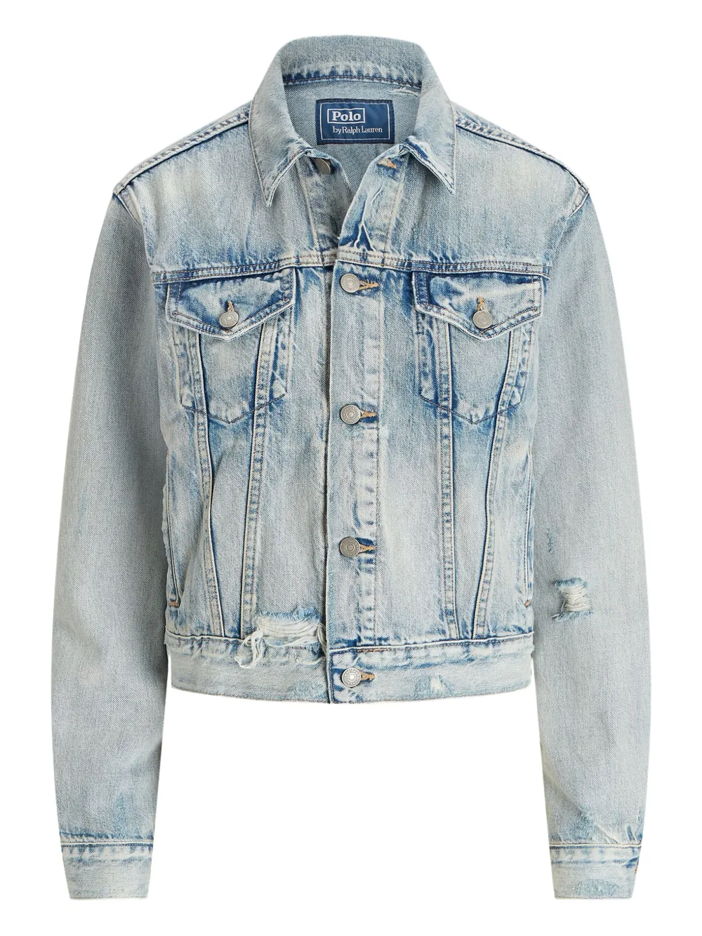 Джинсовая куртка с эффектом потертости Polo Ralph Lauren, синий
Джинсовая куртка с эффектом потертости Polo Ralph Lauren, синий