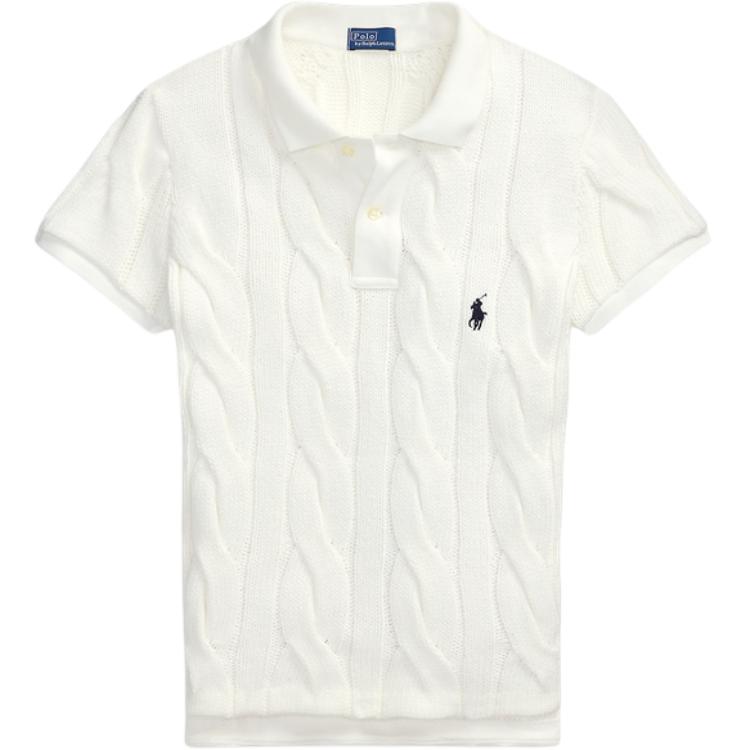 Polo Ralph Lauren Кабельный поло-топ
Polo Ralph Lauren Кабельный поло-топ