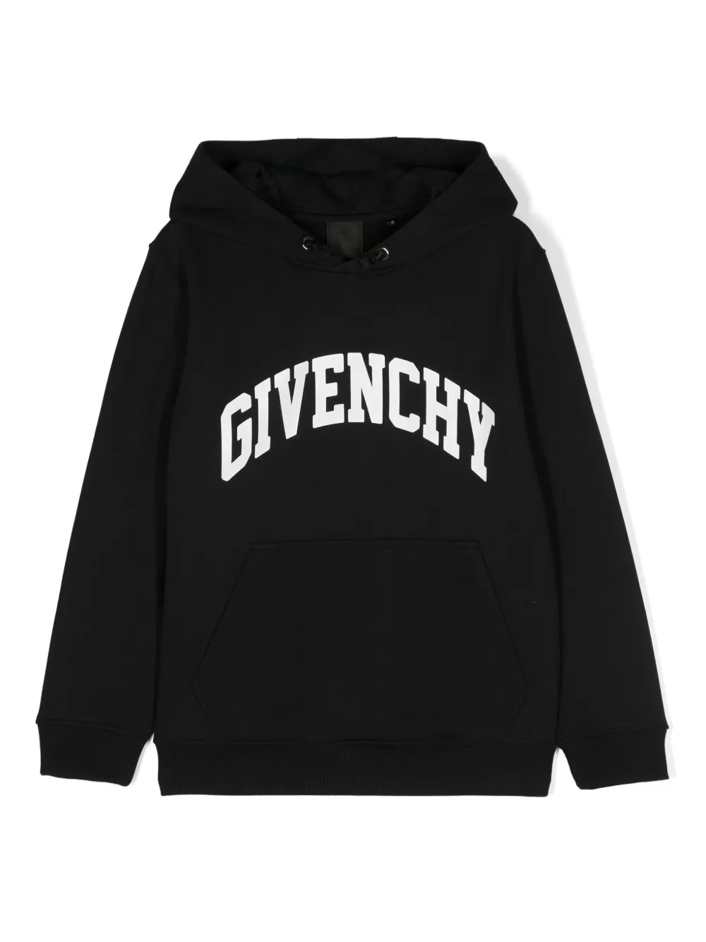 Худи с логотипом Givenchy Kids, черный 
Худи с логотипом Givenchy Kids, черный