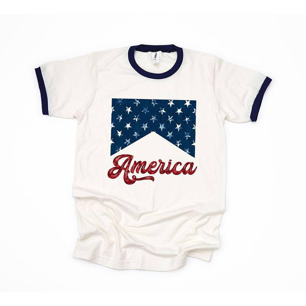 Футболка America с курсивом в стиле ретро Simply Sage Market, цвет Vintage Navy
Футболка America с курсивом в стиле ретро Simply Sage Market, цвет Vintage Navy