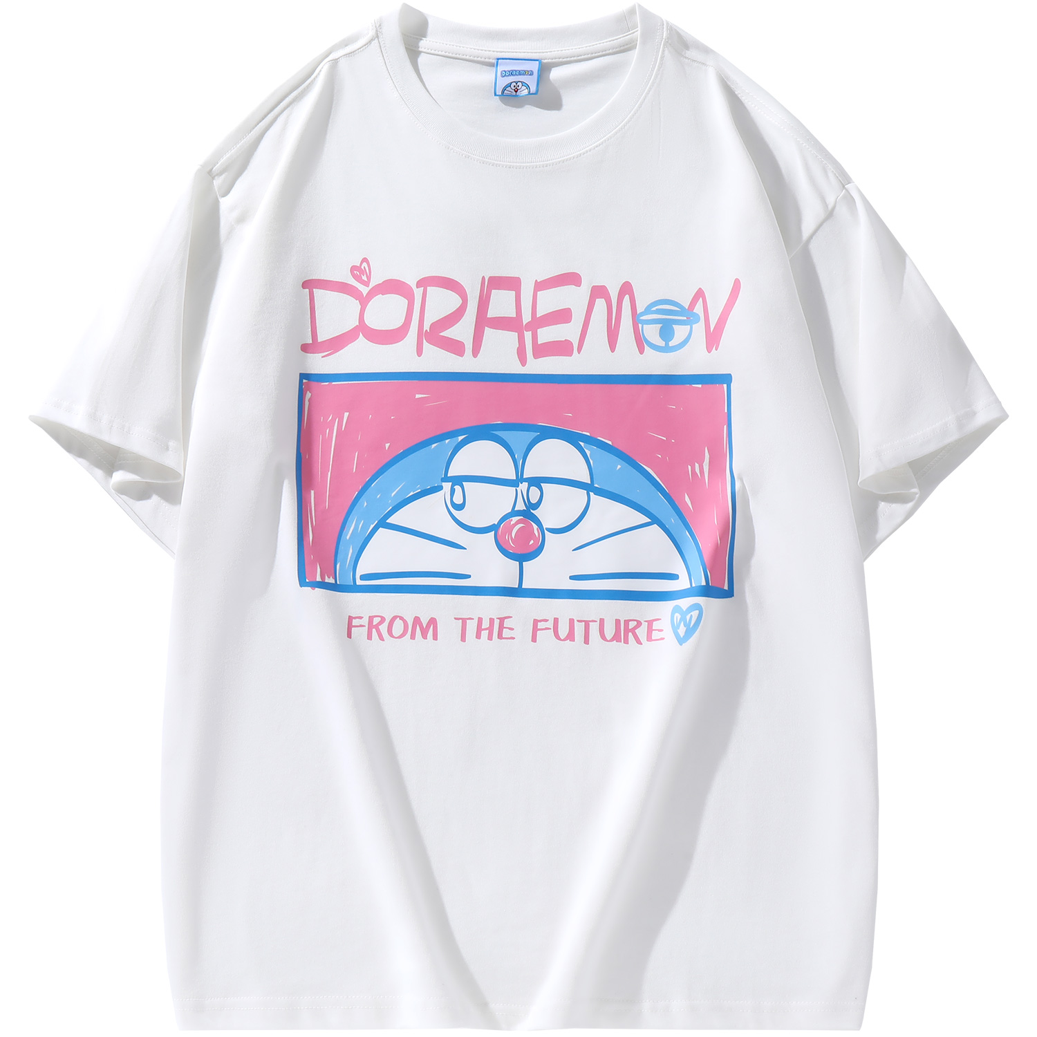 Футболка унисекс Doraemon, розовая
Футболка унисекс Doraemon, розовая