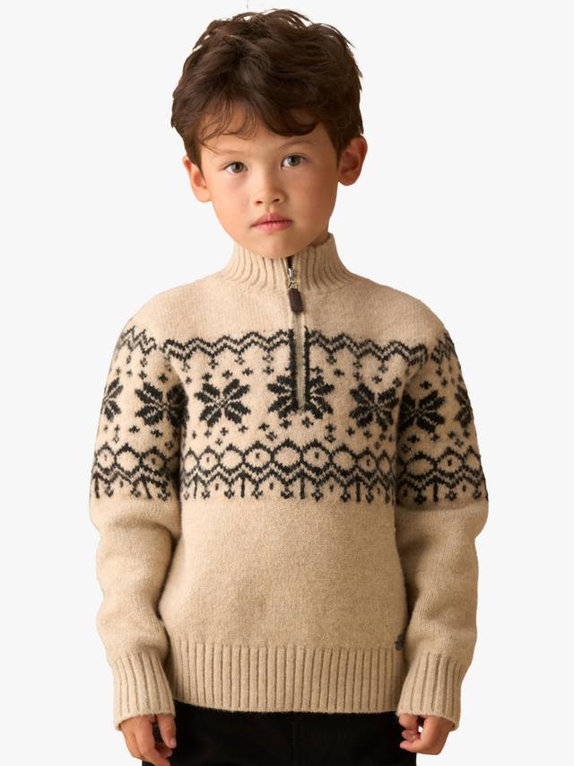 Детский джемпер с воротником-воронкой в стиле фэр-айл Angel & Rocket, Stone
Детский джемпер с воротником-воронкой в стиле фэр-айл Angel & Rocket, Stone