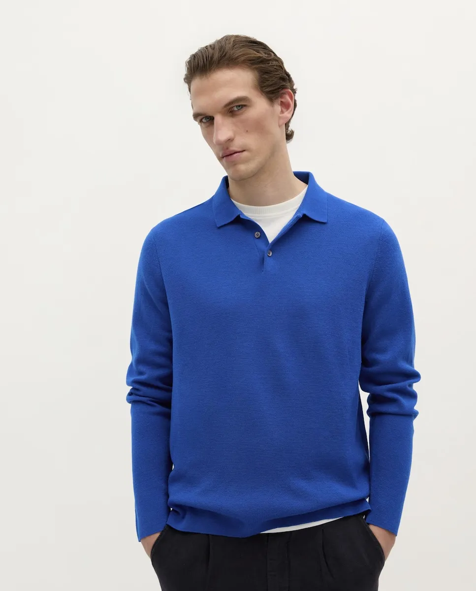 Мужская рубашка-поло из шерстяного джерси Scalpers, синий
Мужская рубашка-поло из шерстяного джерси Scalpers, синий