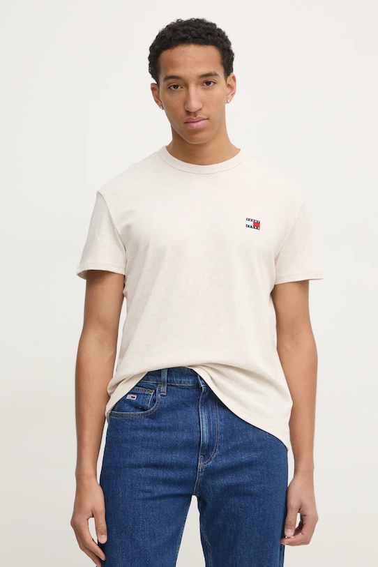 Хлопковая футболка Tommy Jeans, бежевый
Хлопковая футболка Tommy Jeans, бежевый