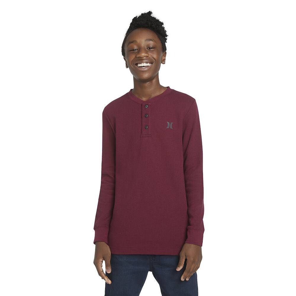 Термальная футболка Henley с длинными рукавами Hurley для мальчиков 8–20 лет, цвет Maroon
Термальная футболка Henley с длинными рукавами Hurley для мальчиков 8–20 лет, цвет Maroon
