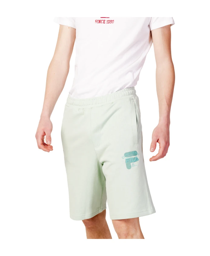 Простые мужские шорты из зеленого хлопка Fila, зеленый
Простые мужские шорты из зеленого хлопка Fila, зеленый