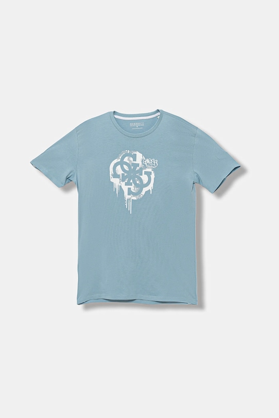 Детская хлопковая футболка Guess, синий
Детская хлопковая футболка Guess, синий