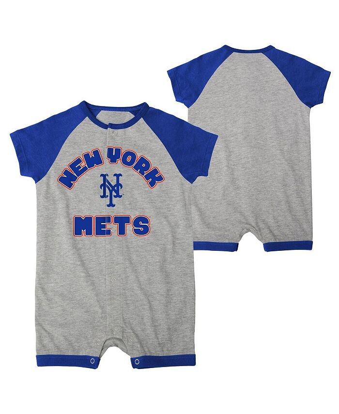 Комбинезон с длинными кнопками и реглан для новорожденных Heather Grey New York Mets Extra Base Hit Outerstuff, серый
Комбинезон с длинными кнопками и реглан для новорожденных Heather Grey New York Mets Extra Base Hit Outerstuff, серый