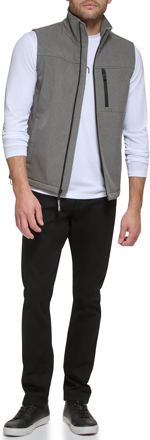 Водонепроницаемая эластичная куртка Calvin Klein Mens Everyday Essential, Lt Grey Heather
Водонепроницаемая эластичная куртка Calvin Klein Mens Everyday Essential, Lt Grey Heather