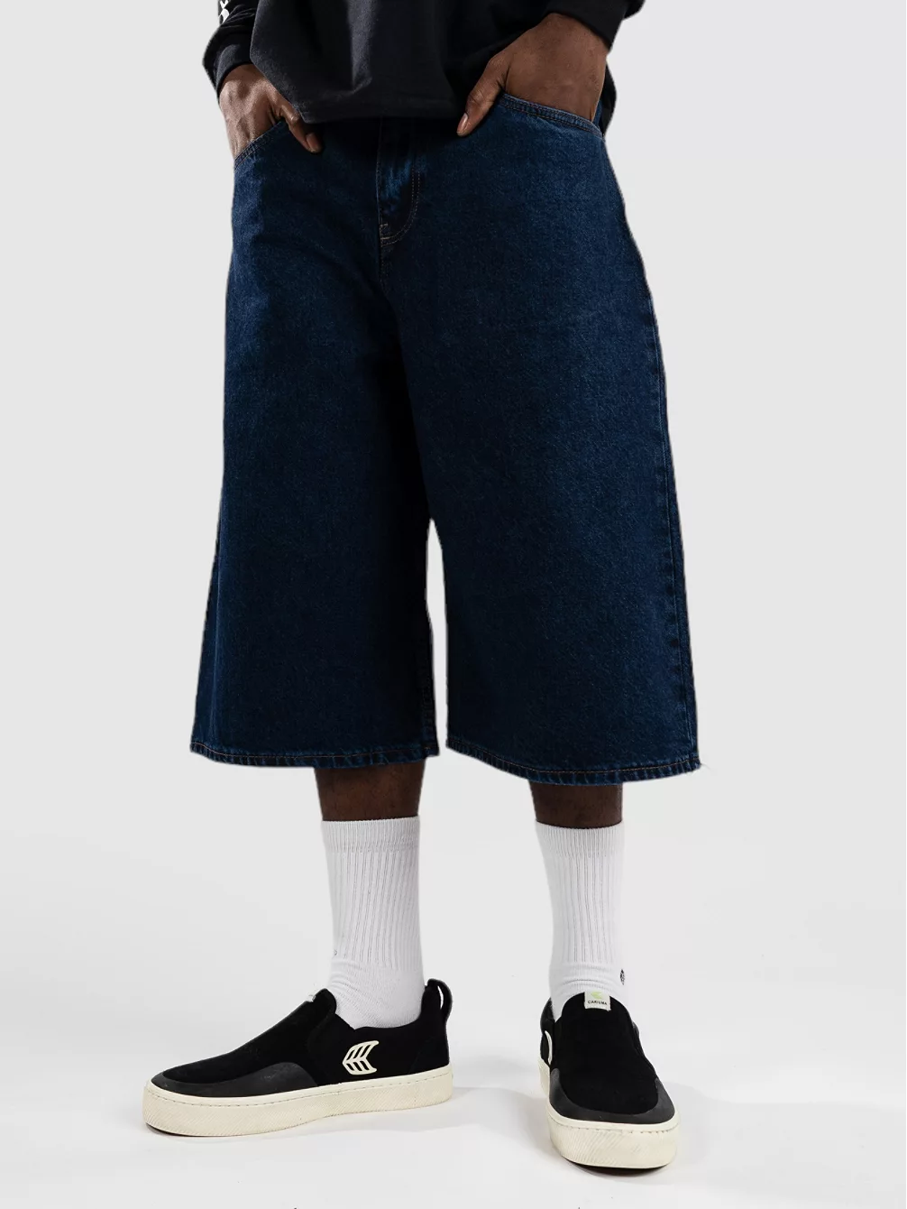 Ультраширокие джинсовые шорты Sk8 Empyre, черный
Ультраширокие джинсовые шорты Sk8 Empyre, черный