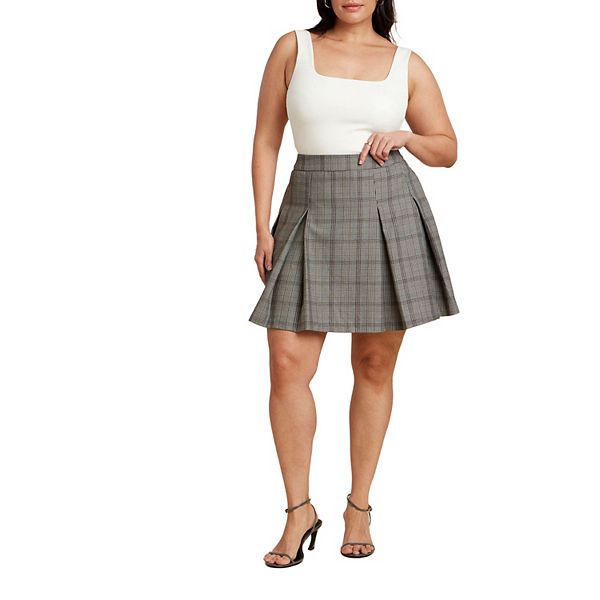 Юбка-мини плиссе plus size Eloquii
Юбка-мини плиссе plus size Eloquii