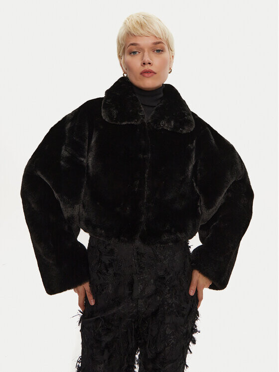 Шуба стандартного кроя Rotate, черный
Шуба стандартного кроя Rotate, черный